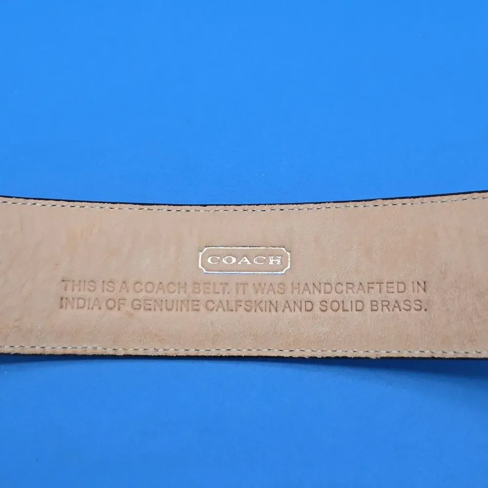 Coach 90246 Men’s Leather Belt 36